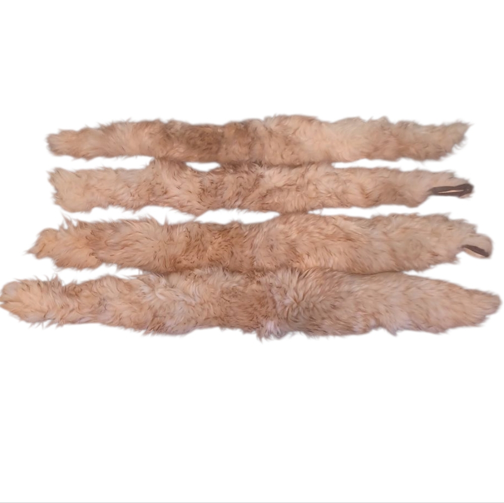 4 FUR strip Pelts For Crafting 6701